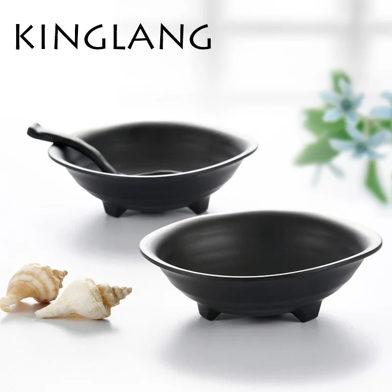 

KINGLANG Free shipping Tradition orential design bowl,soup bowl,a-stage resin,plastic bowl ,nice bol