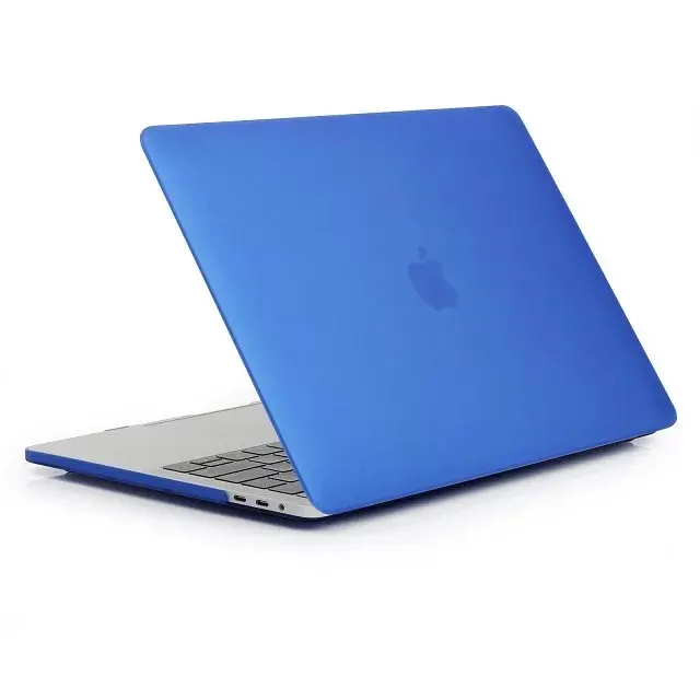 Чехол для MacBook Pro 13 A1706 матовый жесткий с сенсорной панелью матовый чехол для ноутбука Pro 13 A1708 крышка+ ручка - Цвет: Синий