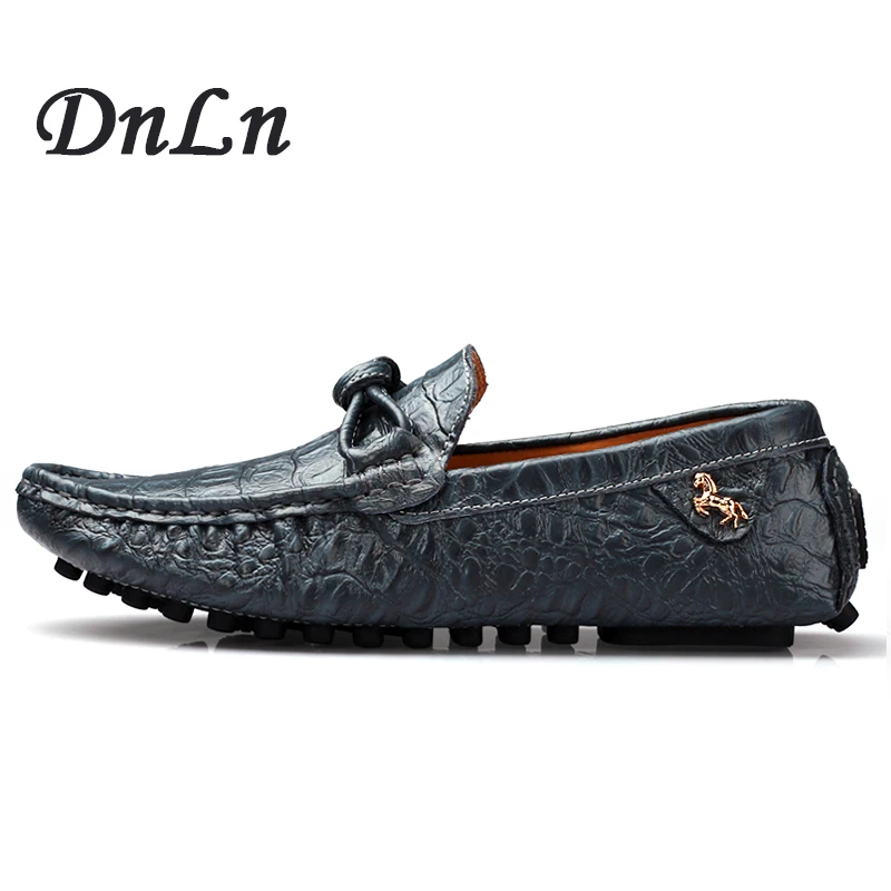 

Men Leather Casual Flats Shoes Man Slip-on Flat Driving Shoes Fashion Mens Moccasins Chaussure Homme 25D50