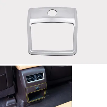 

For Lexus RX200 450 2016 Car Rear Armrest Box Panel Decor Frame Cover Styling ABS Bezel Moldings Accessories