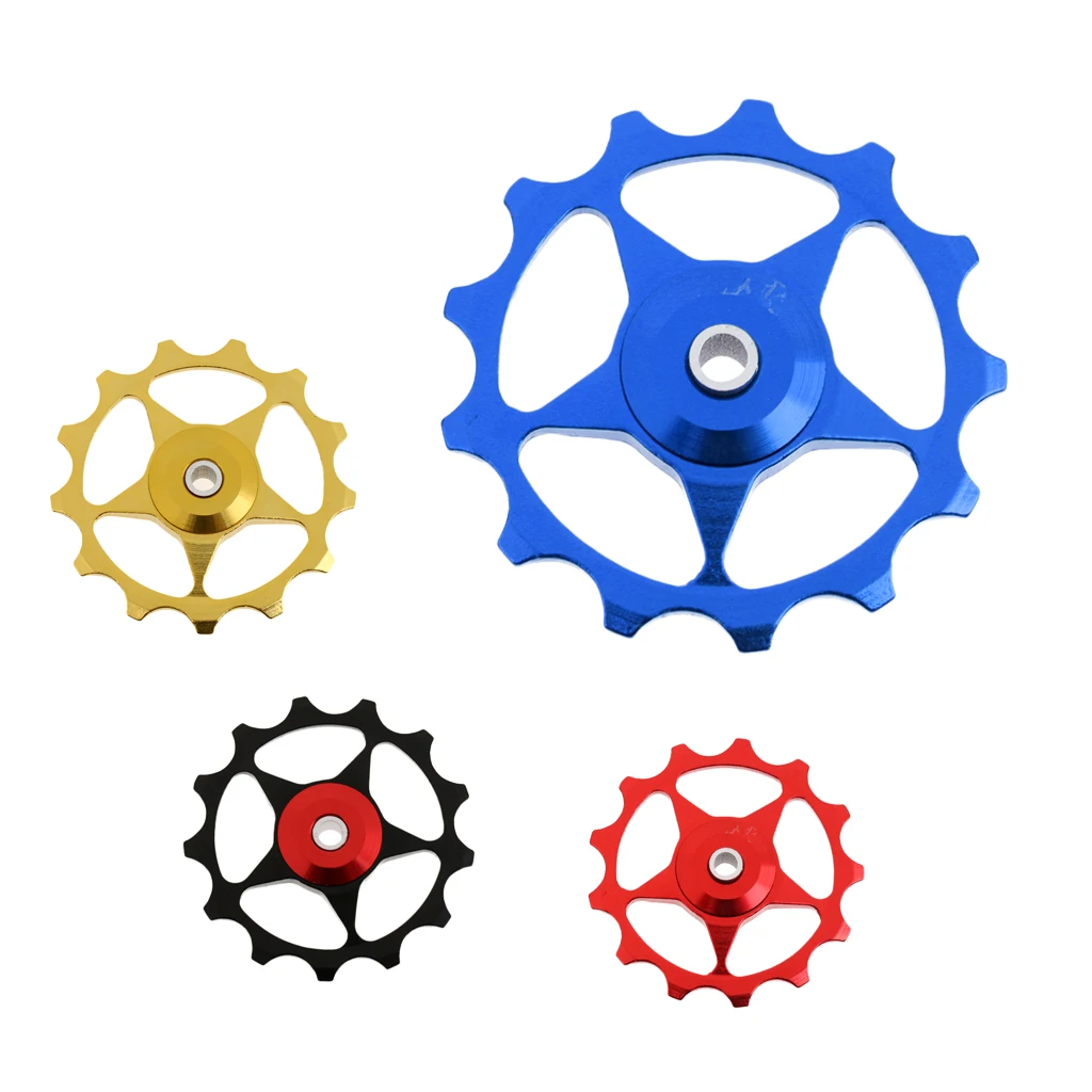 13T Aluminum Alloy MTB Bike Bearing Jockey Wheel Pulley Road Bikes Bicycle Cycling Rear Derailleur Roller Idler Guide 2pcs Bolts 13T Aluminum Alloy MTB Bike Bearing Jockey Wheel Pulley Road Bikes Bicycle Cycling Rear Derailleur Roller Idler Guide 2pcs Bolts