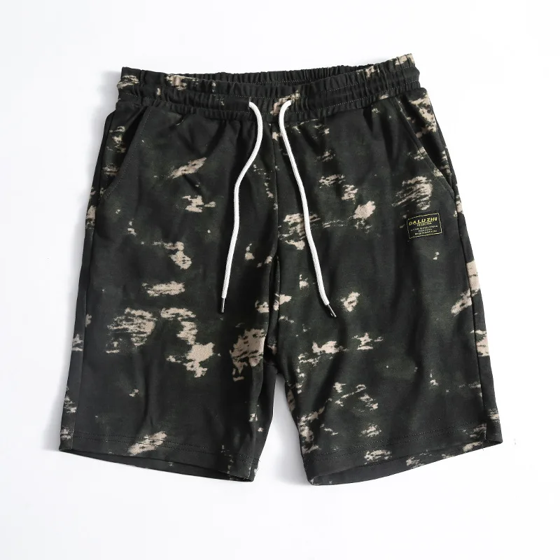 Летние шорты мужские повседневные шорты пляжные обшитые мужские шорты быстросохнущие камуфляжные Бодибилдинг пляжные шорты 5216