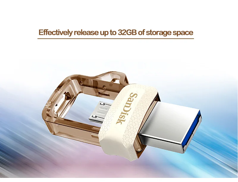 SanDisk 3,0 64 Гб OTG USB флеш-накопитель 32 Гб карта памяти Micro USB флеш-накопитель двойной диск U диск для телефонов на Android