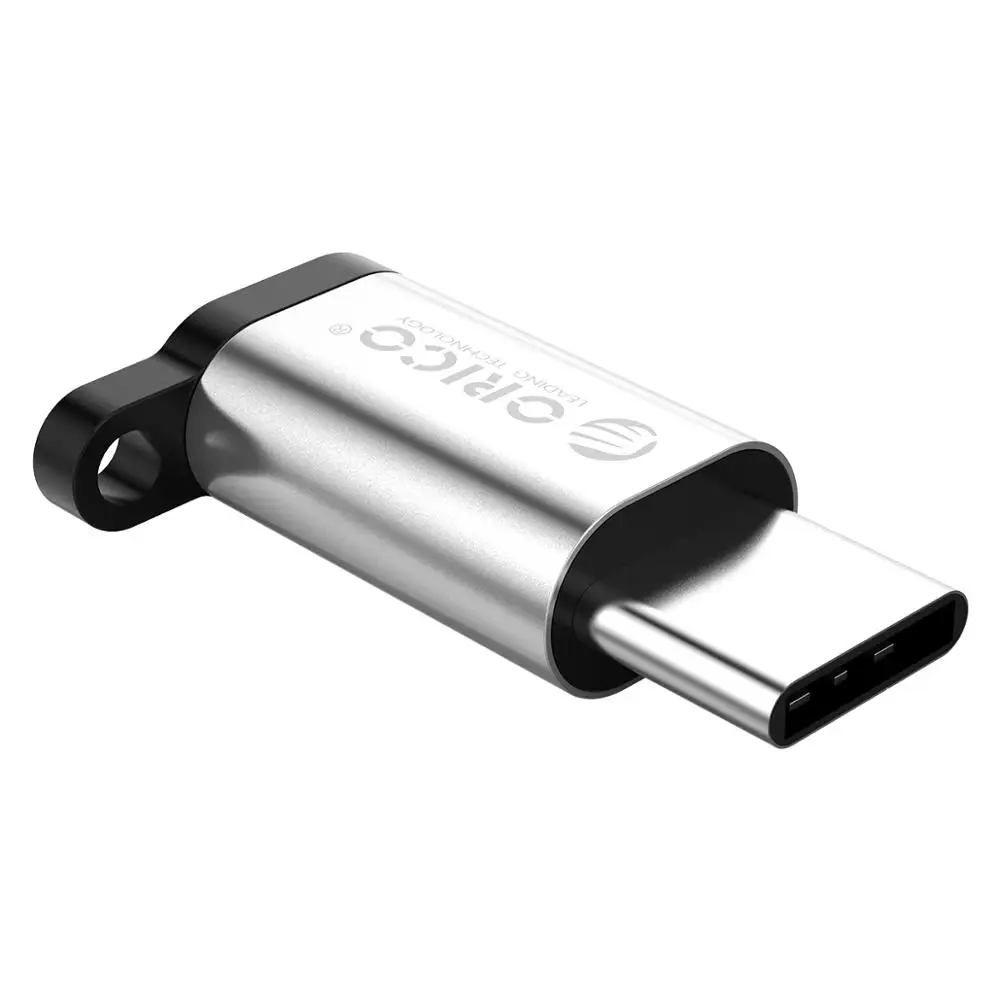 Адаптер ORICO OTG Micro usb-type C из алюминиевого сплава usb type-C OTG адаптер для зарядки передачи данных для huawei Adaptador