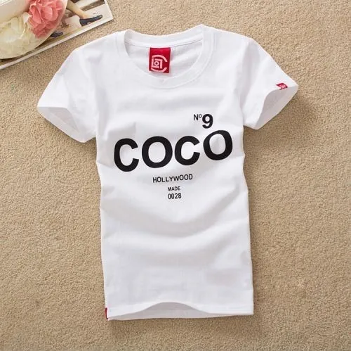 2014New Women t shirt Fashion Tops COCO 