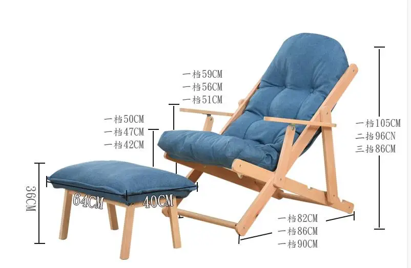 Шезлонг диван. Односпальная кровать кресло. Складной и открытое окно Lounge chair.06