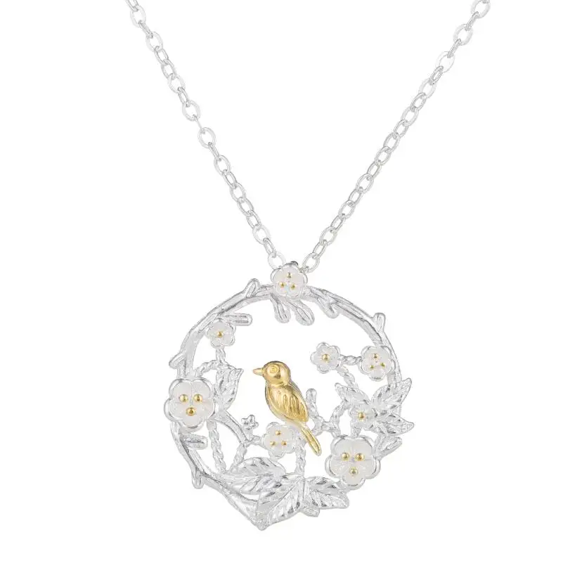 Bird Branch Necklace