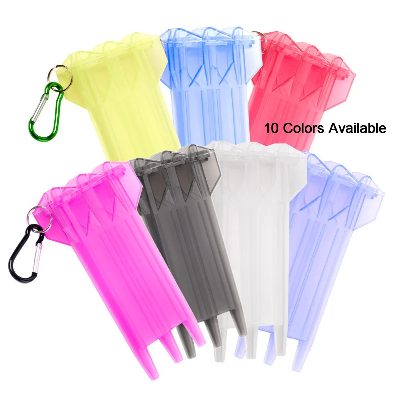 

1 Piece Dart Box Plastic Dart Case for Professional Dart Player Soft Tips Darts Accessories 10 Colors Available