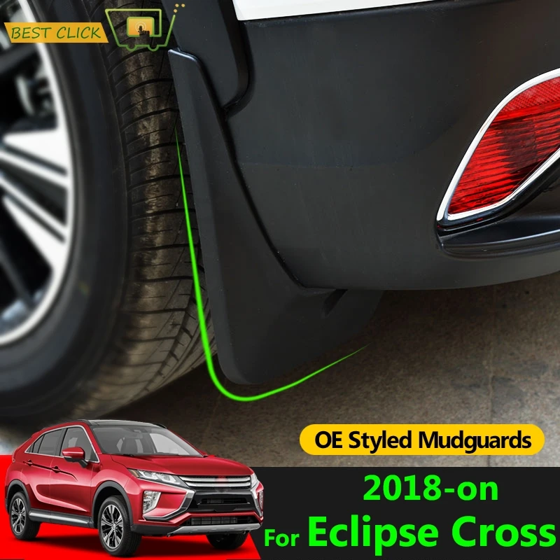 

Set Molded Mud Flaps For Mitsubishi Eclipse Cross 2018 -on Mudflaps Splash Guards Flap Mudguards Fender Front Rear 2019 2020