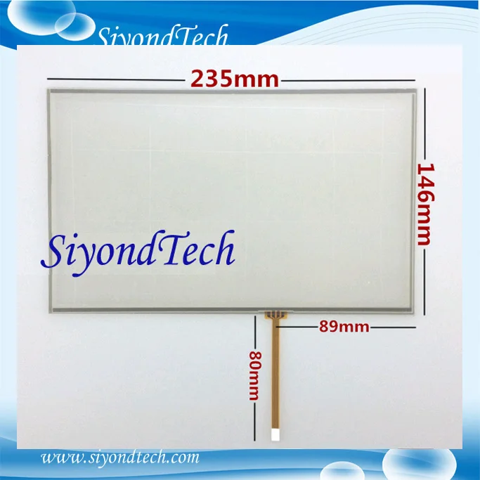 

Free Shipping!!! 1PC 10.1inch Resistive Touch Screen 4 Wire 235MM*146MM Digitizer For LCD Screen Panel