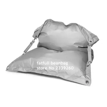 

Cover only No Filler- Light grey outdoor furniture bean bag chair, living room buggle up bean sofa ramark,buggle up ctyn kpecno
