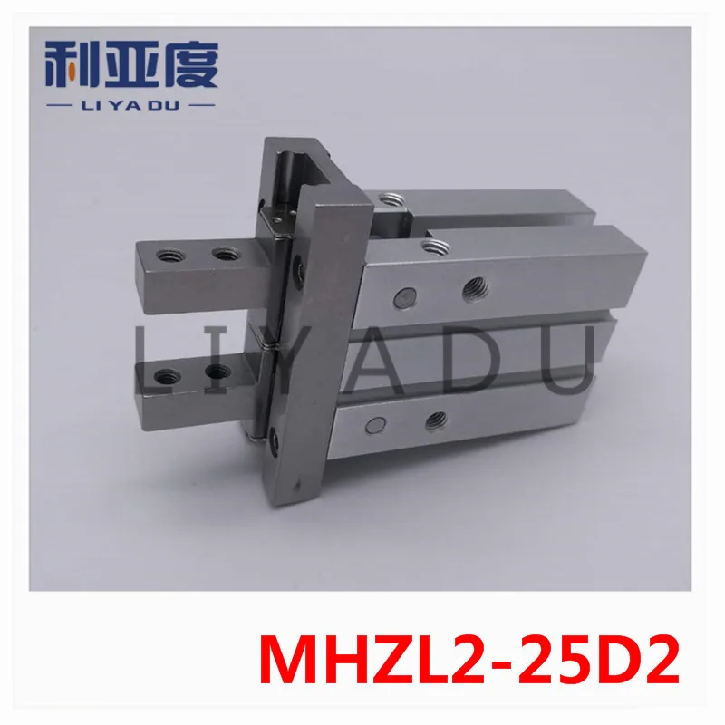 

SMC type MHZL2-25D2 long stroke parallel open and closed type gas claw - pneumatic finger Opening and closing direction hole