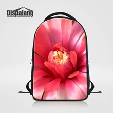 Dispalang 3D с цветочным принтом ноутбук рюкзак для колледжа женские Mochilas Эсколар женщин плечо мешок школы девочек путешествия рюкзак