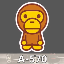 A-570 Affe Wasserdichte Kühle DIY Aufkleber Für Laptop Gepäck Skateboard Kühlschrank Auto Graffiti Cartoon Aufkleber