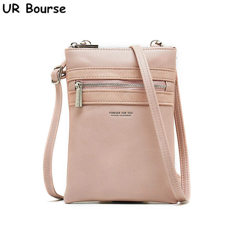 

UR BOURSE New Women's Shoulder Bag Ladies Large-capacity Wallet Female Pu Leather Zipper Mobile Phone Bag Card Holder Coin Purse