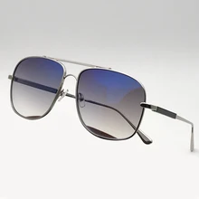 Square Sunglasses Men Alloy Frame Gradient UV400 Lens 2018 Summer Fashion Eyewear Oculos De Sol Masculino Vintage Fashion Shades