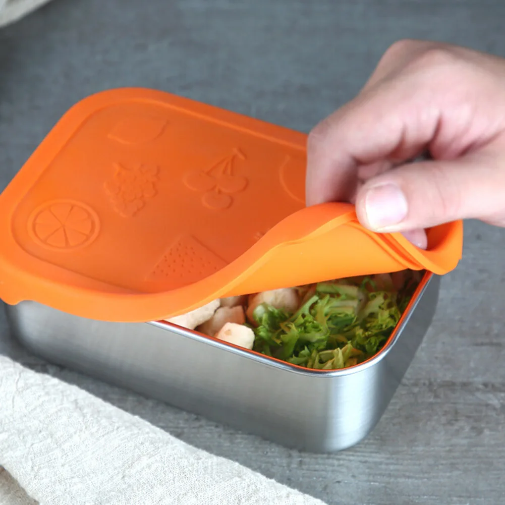 800 мл из нержавеющей стали пищевой тепловой Bento Ланч-бокс Microwavable Герметичный Прочный контейнер Ланч-бокс для школы и пикника