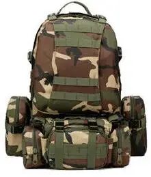 Военный тактический Molle штурмовой рюкзак сумка плечи Альпинизм охотничьи сумки - Цвет: WL