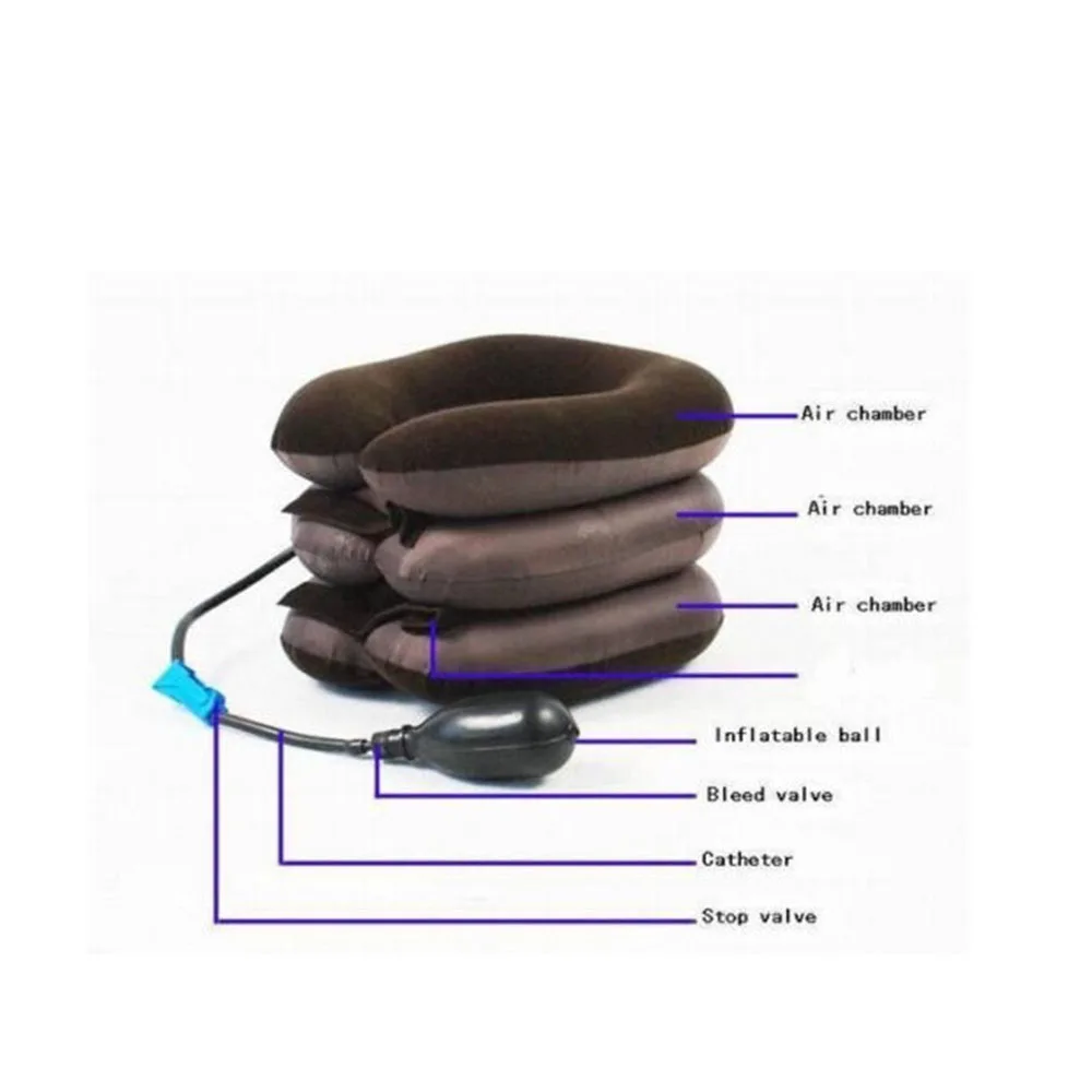 Надувной шейный воротник для лечения боли в плечах