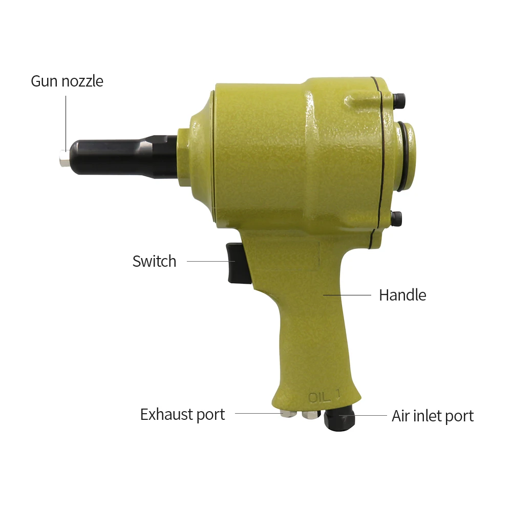 KP-705P 2,4-4,8 мм Pro Air клепальщик пневматические заклепки пистолет с пневматическим приводом Клепальщик