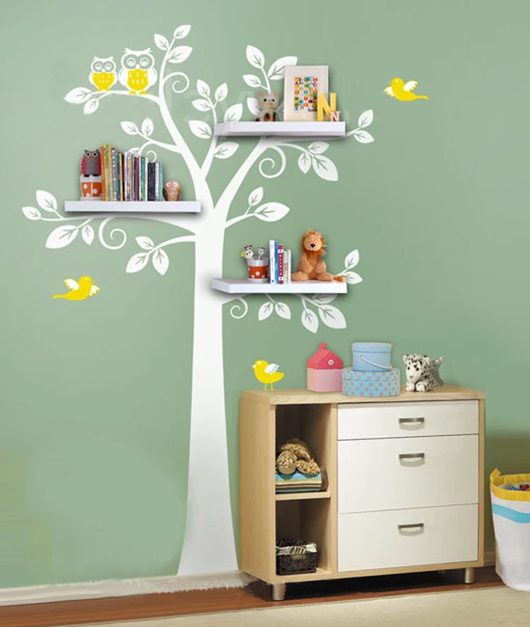 Wall Decal Baby Nursery Shelving Ideas