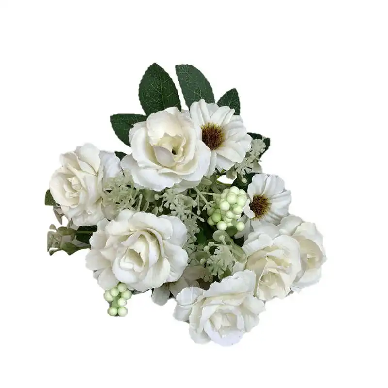 Искусственные западные розы Пион Букет невесты Свадебная вечеринка домашний декор для свадьбы и высококачественный 19MAR5