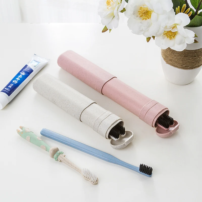 

Portable Toothbrush Storage Case Adjustable Travel Camping Trip Toothbrush Storage Container Box Bathroom Tooth Brush Holder