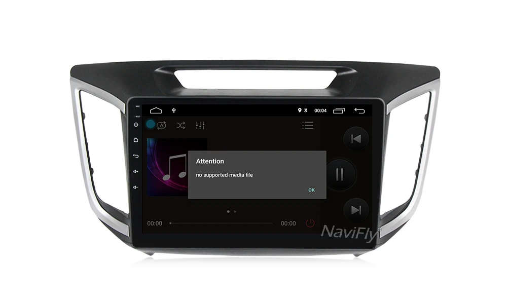 Navi-Fly Full touch 10,1 дюймов Большой экран Android8.1 Автомобильный мультимедийный видео плеер для hyundai Creta ix25- с gps navi