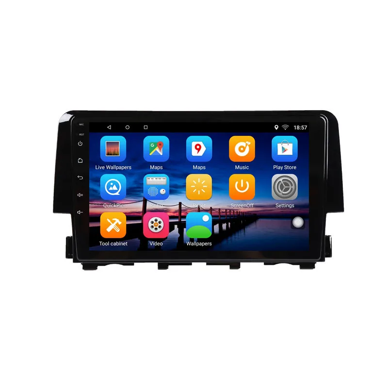 Excellent 9" 2G RAM 32G ROM Android Car DVD Video Player GPS For honda CIVIC 2016 audio car radio stereo navigation headunit wifi 19