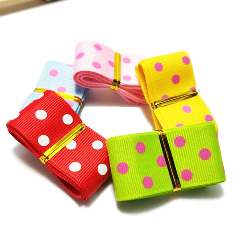Рукоделие HL 1 дюйм 5 ярдов (1 ярд/цвет) grosgrain лента сделай сам свадьба рождество