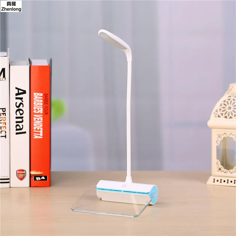 

Creativity Eye Protection Reading Light Student Children Couple Dormitory Touch Led Leave A Message Table Lamps for Bedroom Gift