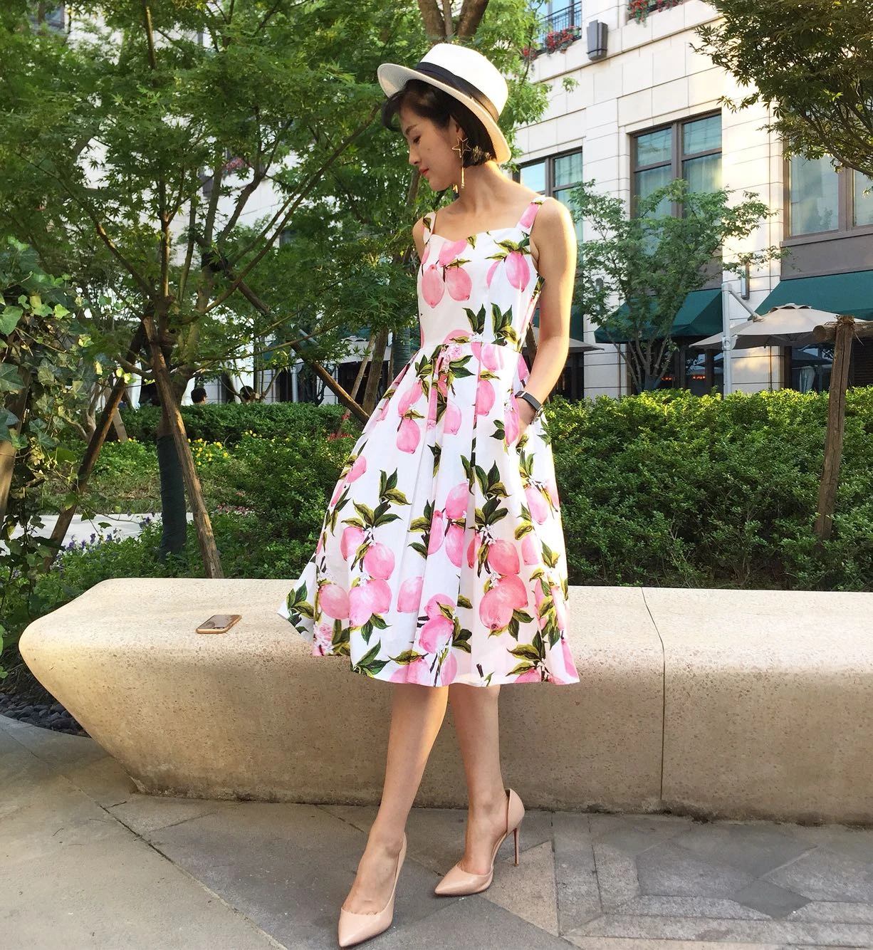 Pink lemon dress Outlet