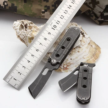 

Mini Portable Multifunction Folding Knife Key Ring Outdoor Camping Hunting Survival Tactical Knives Hand Tools