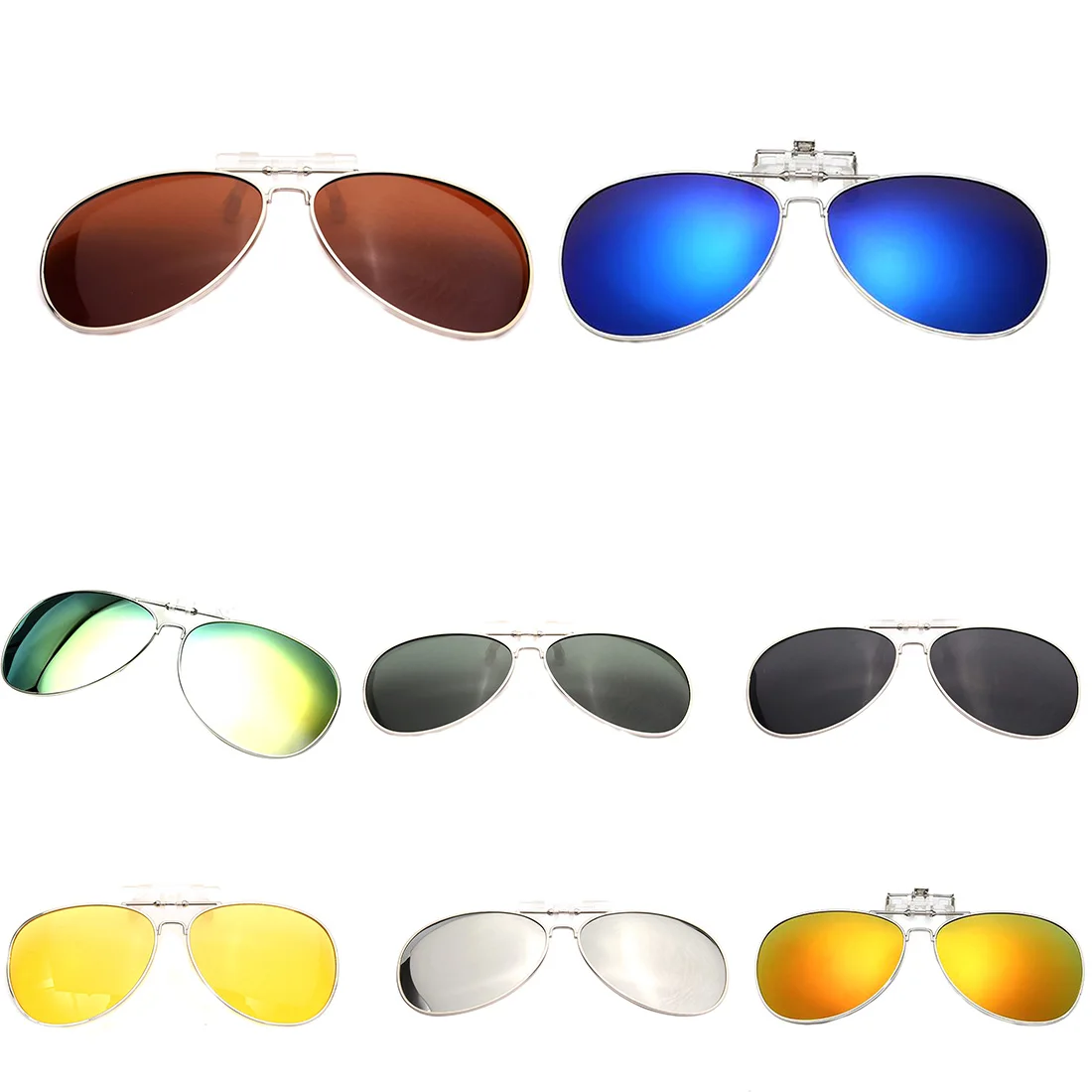 New Men Women Polarized Clip On Sunglasses Fishing Night Anti UV
