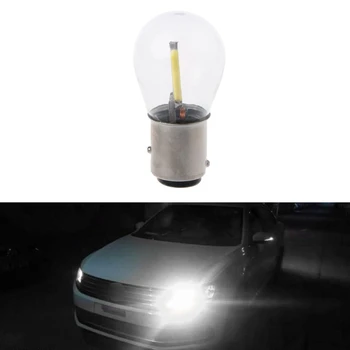

Hot New 1 Pc 1157 Bay15d Led Auto Car White DRL Daytime Running Turn Signal Tail Light Bulb Lamp 6000K 2018