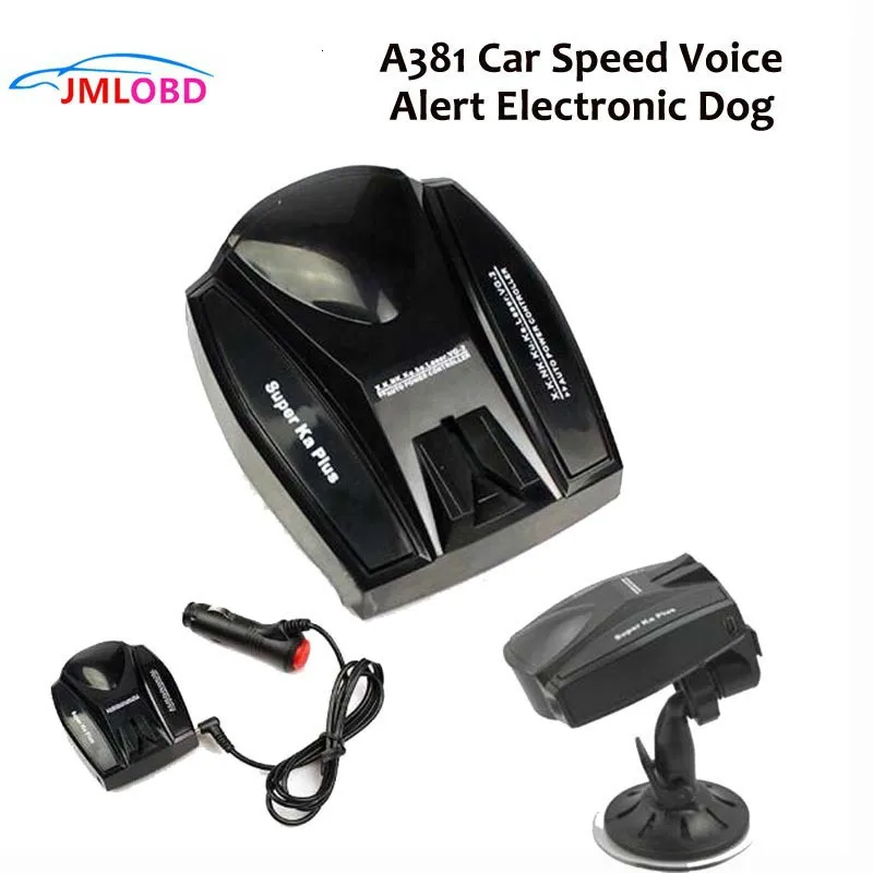 

Anti Radar Car Speed Detector,a381 Car Speed Voice Alert Electronic Dog Radar Detector English And Russian E09