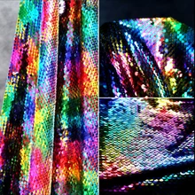 0,5 см блестки зашифрованные двухсторонние металлические текстуры Лазерная симфония маленькая рыбья чешуя блестки костюмы дизайнерские ткани