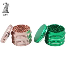 SY четырехслойная металлическая портативная мини-пряная табачная мельница дымовая травяная мельница измельчитель табака аксессуары для курения