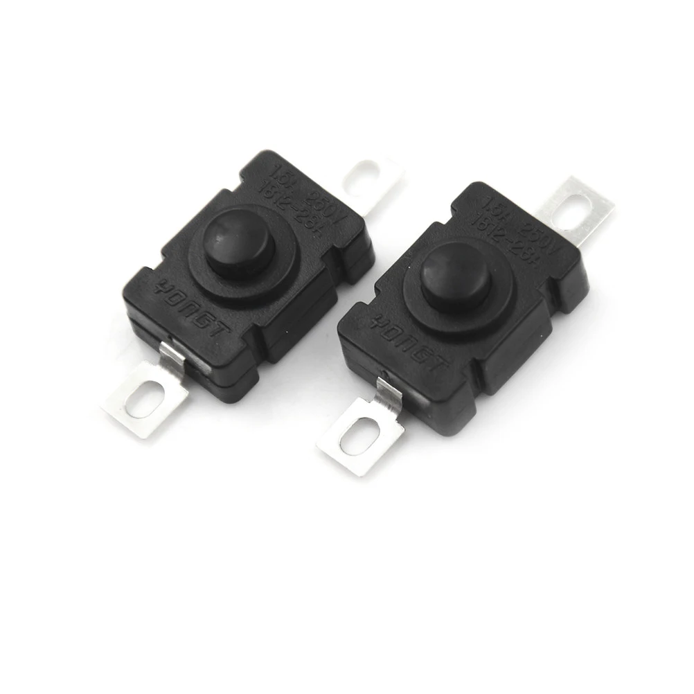 10pcs 18 x 12mm 1.5A 250VSelf SMD Type Locking Push Button Switches