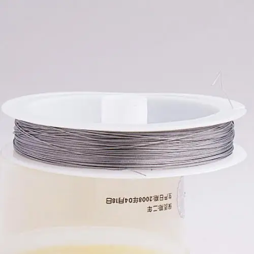 98.5 Yards Tigertail Wire Beading Wire Cord Thread Silver Strong Flexible 0.3mm