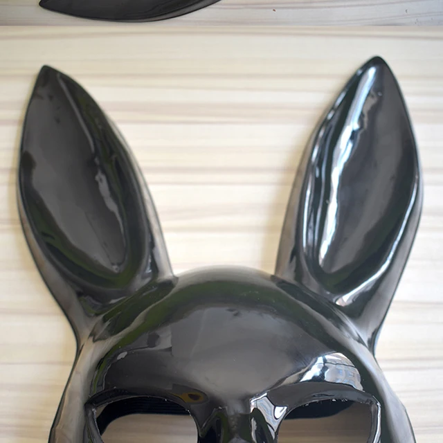 Fashion Women Girls Cute Bunny Rabbit Ears Mask Halloween Party Cosplay Costume Masquerade Props Festive & Party Supplies