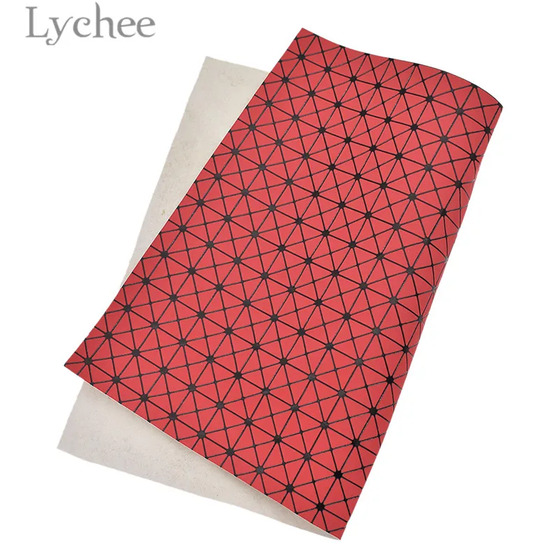 Lychee Life 29x21 см A4 плед искусственная кожа тисненая синтетическая кожа для обивки DIY швейный материал для сумок одежды