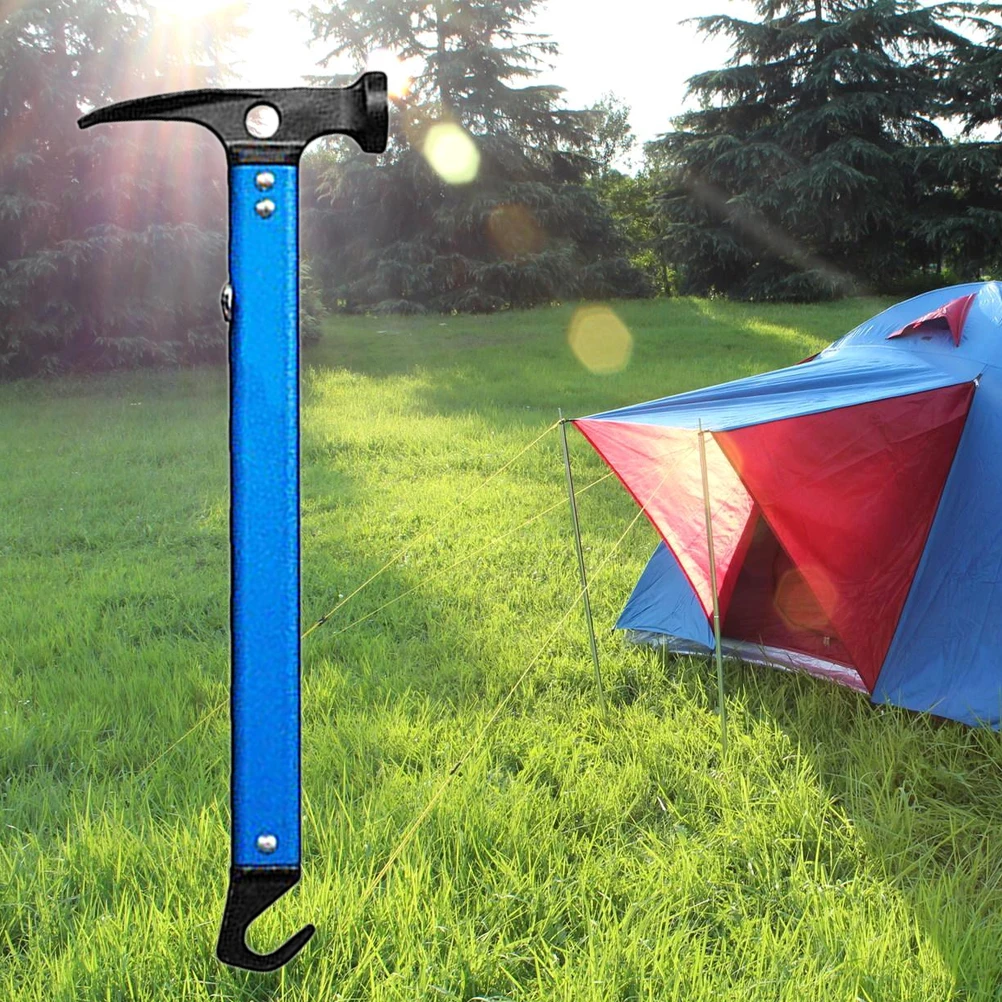 

1Pc Metal Duable Solid Portative Utility Canopy Awning Stake Tent Hammer Mallet for Camping Hiking Backpacking Picnic