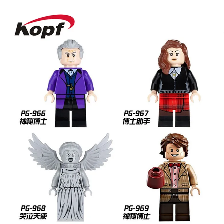 

Building Blocks Mysterious Doctor Who Dr. Assistant Weeping Angel Christopher Eccleston Super Heroes Children Gift Toys PG8038