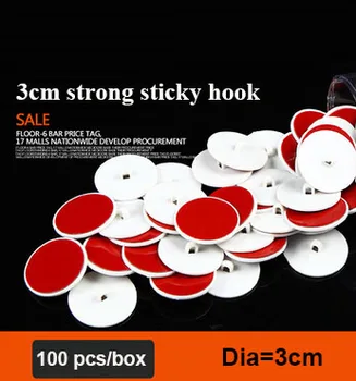 

3cm fastener hook sticker adhesive label holder multifunctional accessories poster clip stick holder sticky hanger Poster Frame