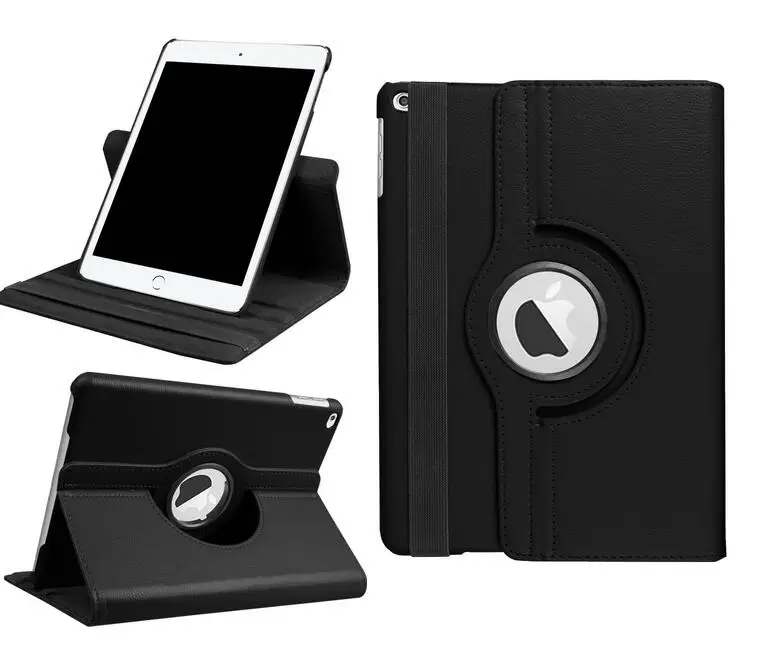 360 градусов вращающийся кожаный для Apple iPad 9,7 A1822 A1823 A1893 A1897 с подставкой и сна Smart Cover+ ручка