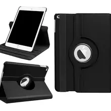 360 градусов вращающийся кожаный для Apple iPad 9,7 A1822 A1823 A1893 A1897 с подставкой и сна Smart Cover+ ручка