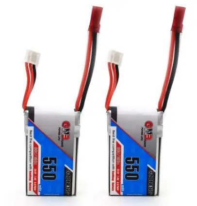 

2PCS Gaoneng 550mAh 2S 7.4V 80C/160C Lipo battery JST XT30 Plug Micro aircraft Mini Quadcopter FPV Racing Drone Emax babyhawk