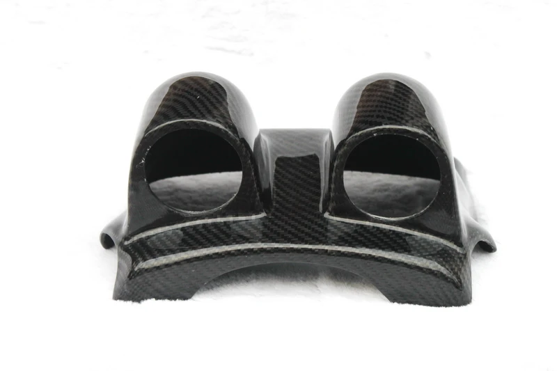 2008-2012 Mitsubishi Lancer Evolution X Steering Wheel Twin Gauge Pod CF Option in 52mm or 60mm (1)