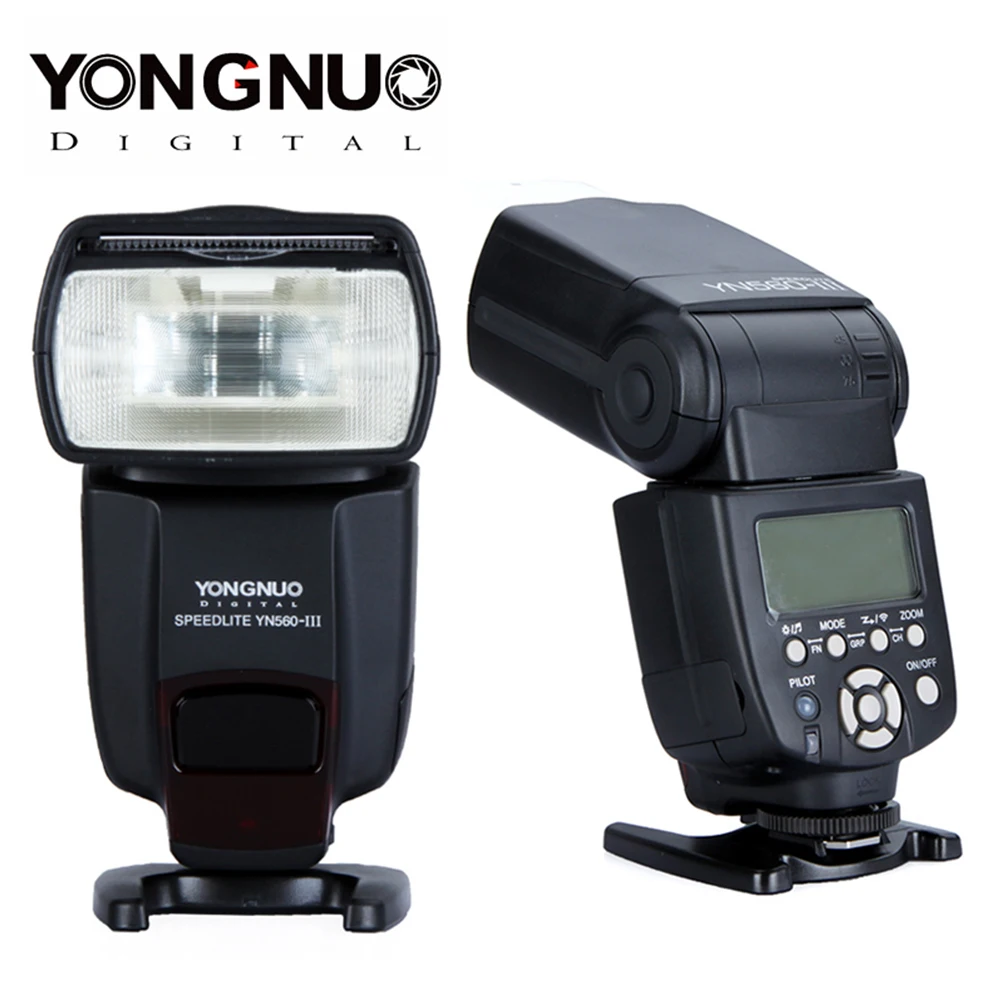 Светодиодная лампа для видеосъемки YONGNUO YN560III YN560 III Беспроводной Вспышка Speedlite Canon